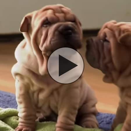 Cute Shar-Pei Puppies